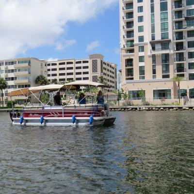 Rest on the pontoon