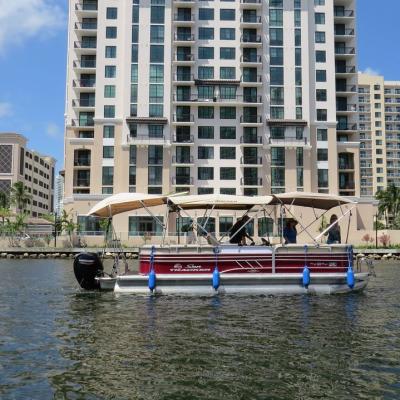Rest on the pontoon