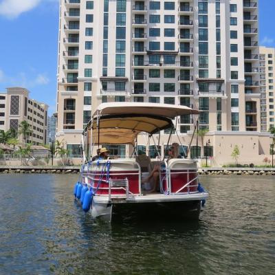 Rest on the pontoon