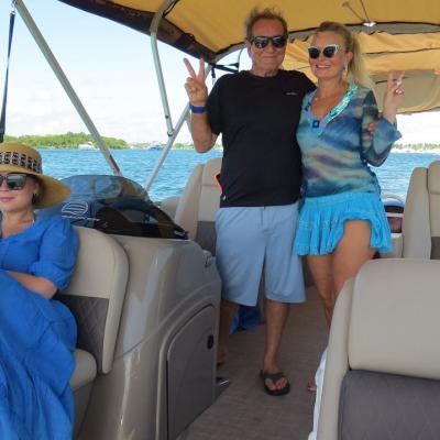 Rest on the pontoon