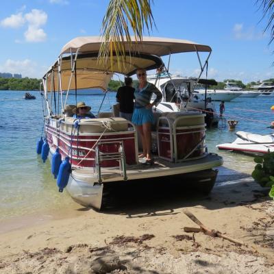 Rest on the pontoon