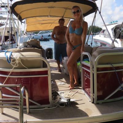 Rest on the pontoon